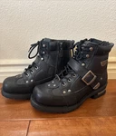 Milwaukee Motorcycle Black Leather Boots Mens Size 10 Freedom Flex Biker MB433 Pre-owned. Price: $39.99.