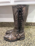 Milwaukee Leather 9368 Ladies Brown Laced Classic Motorcycle Harness Boot 9.5 Pre-owned. Price: $95.00.