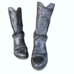 Harley Davidson Mens Black Leather Eagle Western Biker Boots Size 9.5M Pre-owned. Price: $140.00.
