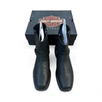 Harley Davidson Mens Black Leather Harness Motorcycle Boots Zip Side Square Toe New. Price: $127.72.