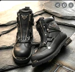 Harley Davidson Brake Light Leather Motorcycle Boots Men 11 Black New. Price: $155.00.