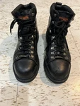 Harley-davidson Biker Safety Steel Toe Boots Men's Size 12 Z41PT99 Black Pre-owned. Price: $60.00.