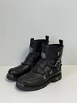Harley-davidson Motorcycles Distortion Buckle Leather Boots D94167 EUR-46 USA-13 Pre-owned. Price: $109.00.