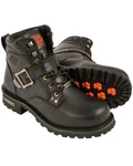 Milwaukee Leather Men's 6" Side Buckle Boot - Round Toe MBM9010 New. Price: $159.99.