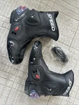 New Riding Tribe Speed Bikers Mens Touring Boots Black Leather Size 40. Price: $59.00.