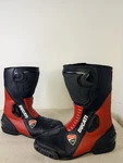 Ducati Corse Leather Motorcycle Boots Mens EU45 US11-12 Black Red Armor Zip Pre-owned. Price: $139.99.