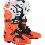 Alpinestars Tech 10 Enduro Boots - Orange/black/white Size 9 New. Price: $749.95.