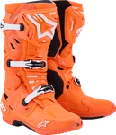 Alpinestars Tech 10 Supervented Boots - Fluorescent Orange/black/white Us 13 New. Price: $749.95.