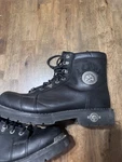 Harley Davidson Skull Motorcycle Boots 12 Black Leather D94169 Vintage Men Pre-owned. Price: $65.00.