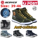 Scoyco Mens Motorcycle Boots Casual Motorbike Riding Breathable Shoes Non Slip New. Price: $160.35.