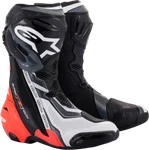 Alpinestars Supertech Vented Boots Us 10.5 Eu 45 Black/red/white/gray New. Price: $649.95.