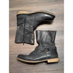 Harley-davidson Black Leather Harness Biker Boots Cap Toe D95276 Size 11.5 M Pre-owned. Price: $75.00.