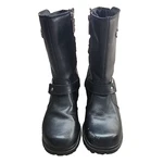 Harley Davidon Boots Women Size 6.5 Back W/buckle Mid-calf Stud Accents No Box Pre-owned. Price: $45.99.