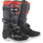 Alpinestars Tech 7S Youth Mx Boots - Black/dark Gray/red Fluorescent Size 8 New. Price: $299.95.