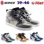 Scoyco Mens Motorcycle Boots Motorbike Riding Fiber Anti-slip Breathable Shoes New. Price: $129.44.