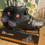 Speed Bikers Men's Motorcycle Boots Size EU46- Riding Tribes Ratchet Straps New. Price: $35.00.