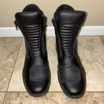 Men's 13/BILT Pro Tourer Air Motorcycle/black/leather Boots/pre-owned. Price: $52.00.