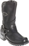 Harley-davidson Women's Amber Black Leather 9.5" Motorcycle Riding Boots D85514 New. Price: $123.49.