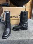 Highway 21 Spark Boots Black Leather Waterproof 5161 361-803 09 Us Mens Size New. Price: $89.99.