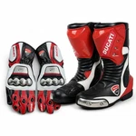 Ducati Corse Motogp Racing Boots & Gloves Set Leather Motorbike Gear New. Price: $138.35.