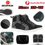 Scoyco Mens Motorcycle Shoes Motorbike Cowhide Riding Breathable Casual Boots Au New. Price: $166.76.