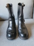 US7.5D Vtg Red Wing 2268 PT99 Embroidery Tag Engineer Boots Black W/great Shape Pre-owned. Price: $329.00.