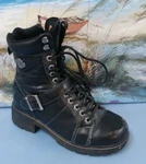 Harley Davidson Women's Black Leather Boots Us #85280 Size 5.5 Pre-owned. Price: $68.30.