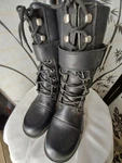 Harley-davidson D85259 Womens Black Leather Motorcycle Boots 9.5 Pre-owned. Price: $50.00.