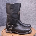 Harley Davidson Delinquent Willie G Skull Harness Leather Boots Mens 10.5 91229 Pre-owned. Price: $105.00.