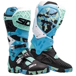 Sidi Crossair X Off Road Dirt Bike Boots Size 10 Messy/cyan New. Price: $599.99.
