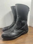 Tour Master Solution Motorcycle Boots Men's Size 10 Waterproof Road Riding Black Pre-owned. Price: $60.00.