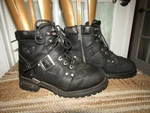 Milwaukee Mototcycle Boots Men's Size 10 Black MB433 Side Zip Pre-owned. Price: $35.16.