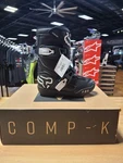 Fox Comp-k Black Boots Size K12 New. Price: $189.95.