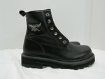 Harley Davidson Black Boots Metal Emblem Women's Size 8.5 #84145 Pre-owned. Price: $100.00.