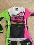 Alpinestars Youth Racer Jersey-pants Sz. 30 Combo Set Child Riding Gear Mx/atv Pre-owned. Price: $89.99.