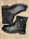 Harley-davidson Men's Rambert 7-INCH Black Leather Motorcycle Boots D93491 New. Price: $110.00.