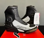 Rst Tractech Evo Iii Mens Us 10 Short Motorcycle Boots Shoes Black White Ce New. Price: $89.99.