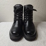 Harley Davidson Women's Bad Ass Combat Boots Black W/metal Logo Size 5.5 #84145 Pre-owned. Price: $40.00.