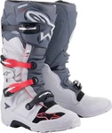 Alpinestar Tech 7 Enduro Boots Lt Grey/drk Grey/bt Rd Sz 14 New. Price: $489.95.