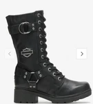 Harley-davidson Women's 9" Eda Riding Boot Black D83736 Color New. Price: $120.00.