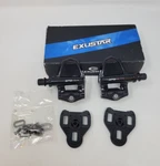 Exustar Clipless Road Pedals E-PR201 Black With Box Used. Price: $49.95.