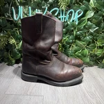 Red Wing Pecos 4470 Steel Toe Pull On Work Boots Mens 8.5 Brown Leather Pre-owned. Price: $229.87.