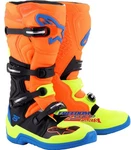 Alpinestars A-stars Tech Boots Blue Orange Yellow Fluorescent Size 16 2015015 New. Price: $159.99.