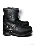 Xelement 1436 Men's Black Short Harness Motorcycle Boots 9.5M Pre-owned. Price: $70.00.