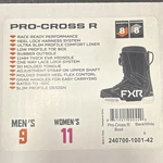 Fxr Pro-cross Men's Boots Black Size Us 9 New. Price: $154.00.