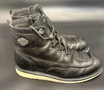 Harley-davidson Men's Size 9M Hagerman Motorcycle Black Biker Boots D93469 Pre-owned. Price: $69.00.